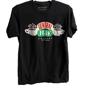 FRIENDS Central Perk Tee T-shirt Women’s Small Black Coffee,‎ 90s, TV